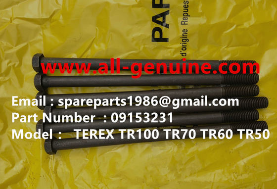China TEREX 09153231 BOLT MINING  NHL DUMP TRUCK TR35 TR50 TR60 TR100 3305B 3305F 3303 3307 TR45 TR70 MT4400 CUMMINS supplier