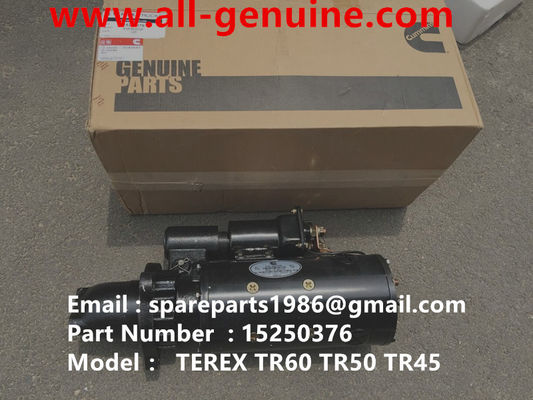 China CUMMINS ENGINE TEREX 15250376 MOTOR STARTER NHL DUMP TRUCK MINING QUARRY TR45 TR50 TR60 TR70 supplier