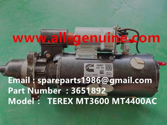 China 3651892 MOTOR STARTOR CUMMINS ENGINE TEREX UNIT RIG BUCYRUS MT4400AC MT5500 MT3600 NTE240 NTE260 NHL DUMP TRUCK HAULER supplier