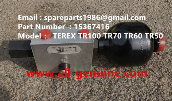 China TEREX 15367416 PILOT VALVE NHL RIGID DUMP TRUCK TR35 TR50 TR60 TR100 3305B 3305F 3303 3307 TR45 TR70 MT4400 supplier