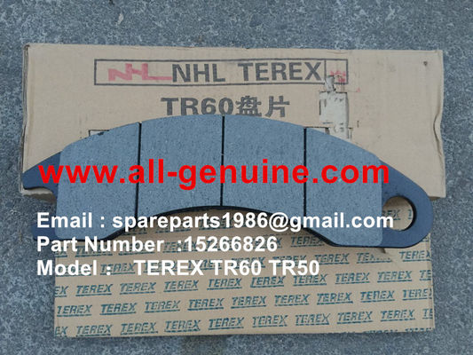 China TEREX 15266826 NHL RIGID DUMP TRUCK BRAKE PAD 3303 3305F TR35 TR50 TR60 TR100 MT4400 UNIT RIG ALLISON CUMMINS MT3600 supplier