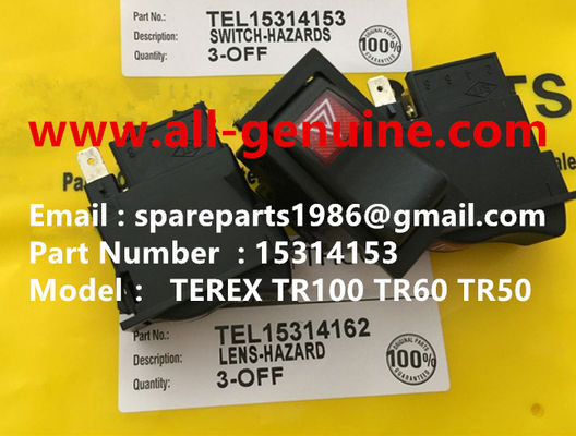 China TEREX 15314153 SWITCH HAZARDS   MINING NHL DUMP TRUCK TR35 TR50 TR60 TR100 3305B 3305F 3303 3307 TR45 TR70 MT4400 supplier