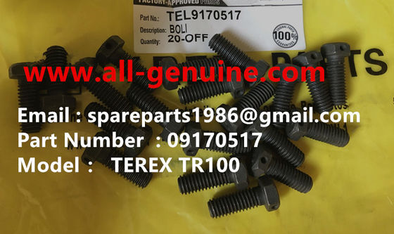 China 09170517 BOLT TEREX NHL DUMP TRUCK TR35 TR50 TR60 TR100 CUMMINS ALLISON UNIT RIG MT4400 MT3600 MT3300 MT3700 SANY supplier
