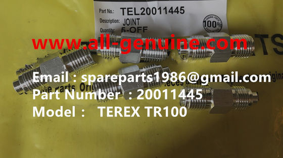 China TEREX 20011445 CONNECTOR OFF HIGHWAY NHL MINING DUMP TRUCK TR35 TR50 TR60 TR100 3305B 3305F 3303 3307 TR45 TR70 MT4400 supplier