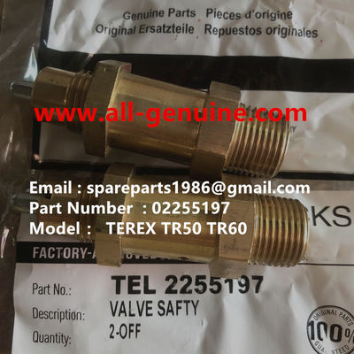 China 02255197 SAFETY VALVE TEREX NHL DUMP TRUCK TA40 TR50 TR60 TR70 TR100  MT4400 MT3600 MT3700 MT5500 GE NTE240 NTE260 supplier