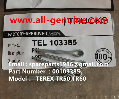 China 00103385 PIN TEREX NHL DUMP TRUCK TA40 TR50 TR60 TR70 TR100  MT4400 MT3600 MT3700 MT5500 GE NTE240 NTE260 supplier