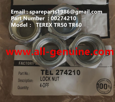China 00274210 NUT TEREX NHL DUMP TRUCK TA40 TR50 TR60 TR70 TR100  MT4400 MT3600 MT3700 MT5500 GE NTE240 NTE260 supplier