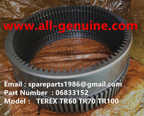 China TEREX 06833152 GEAR RING 1ST ALLISON TRANSMISSION TIMKEN CUMMINS NHL RIGID DUMP TRUCK TR35 TR50 TR60 TR100 supplier