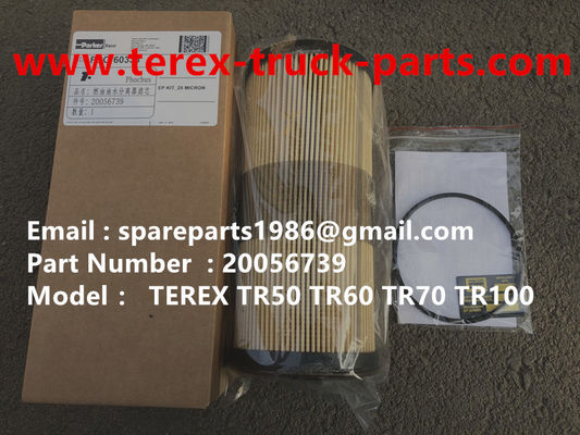 China TEREX 20056739 FILTER SKFCUMMINS NHL RIGID DUMP TRUCK TR35 TR50 TR60 TR100 3303 3305B 3307 3311 supplier