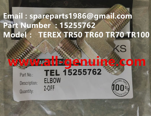 China TEREX 15255762 ELBOW SKF FAG KOYO CUMMINS QUARRY NHL RIGID DUMP TRUCK TR35 TR50 TR60 TR100 3303 3305B 3307 3311 supplier