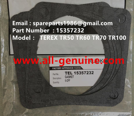 China TEREX 15357232 GASKET SKF FAG KOYO CUMMINS QUARRY NHL RIGID DUMP TRUCK TR35 TR50 TR60 TR100 3303 3305B 3307 3311 supplier