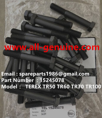 China TEREX 15245078 BOLT CUMMINS QUARRY NHL RIGID DUMP TRUCK TR35 TR50 TR60 TR100 3303 3305B 3307 3311 supplier