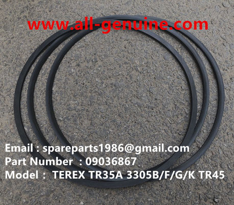 China TEREX 09036867 RING BACKUP OFF HIGHWAY NHL DUMP TRUCK TR35 TR50 TR60 TR100 3305B 3305F 3303 3307 TR45 TR70 MT4400 supplier