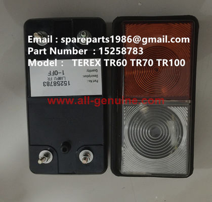 China TEREX 15258783 LAMP OFF HIGHWAY NHL DUMP TRUCK TR35 TR50 TR60 TR100 3305B 3305F 3303 3307 TR45 TR70 MT4400 supplier