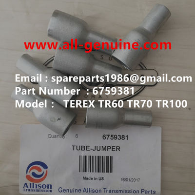 China TEREX 6759381 JUMPER TUBE ALLISON OFF HIGHWAY NHL DUMP TRUCK TR35 TR50 TR60 TR100 3305B 3305F 3303 3307 TR45 TR70 MT4400 supplier