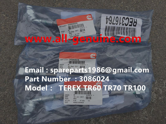 China TEREX 3086024  FLEXIBLE HOSE OFF HIGHWAY NHL DUMP TRUCK TR35 TR50 TR60 TR100 3305B 3305F 3303 3307 TR45 TR70 MT4400 supplier