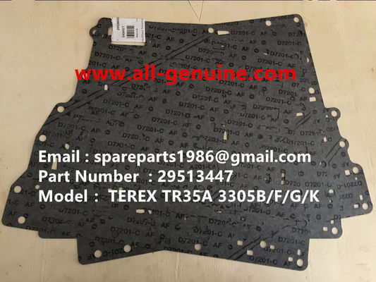 China TEREX ALLISON 29513447 GASKET OFF HIGHWAY NHL DUMP TRUCK TR35 TR50 TR60 TR100 3305B 3305F 3303 3307 TR45 TR70 MT4400 supplier