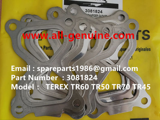 China TEREX CUMMINS 3081824 TURBO CHARGER GASKET NHL DUMP TRUCK TR35 TR50 TR60 TR100 3305B 3305F 3303 3307 TR45 TR70 MT4400 supplier