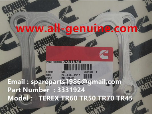 China TEREX CUMMINS ENGINE 3331924 GASKET NHL RIGID DUMP TRUCK TR35 TR50 TR60 TR100 3305B 3305F 3303 3307 TR45 TR70 MT4400 supplier