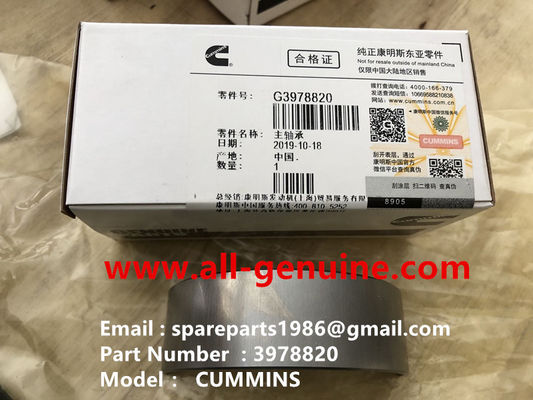 China 3978820  MAIN BEARING CUMMINS ENGINE TEREX NHL DUMP TRUCK  TR35 TR50 TR60 TR100 3305B 3305F 3303 3307 TR45 TR70 MT4400 supplier