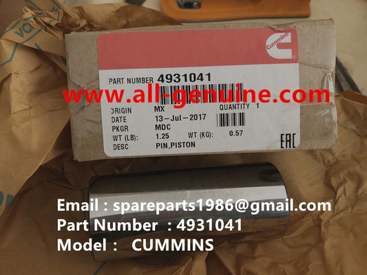 China 4931041 PIN PISTON CUMMINS ENGINE TEREX NHL DUMP TRUCK  TR35 TR50 TR60 TR100 3305B 3305F 3303 3307 TR45 TR70 MT4400 supplier