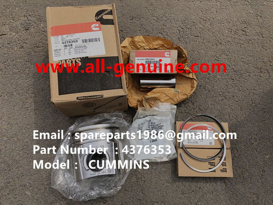 China 4376353 PISTON KIT CUMMINS ENGINE TEREX NHL DUMP TRUCK  TR35 TR50 TR60 TR100 3305B 3305F 3303 3307 TR45 TR70 MT4400 supplier