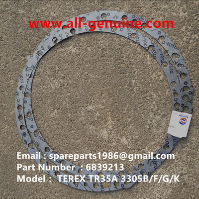 China 6839213 GASKET ALLISON TRANSMISSION TEREX NHL DUMP TRUCK  TR35 TR50 TR60 TR100 3305B 3305F 3303 3307 TR45 TR70 MT4400 supplier