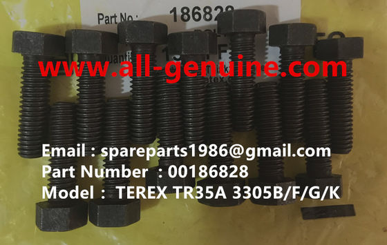 China 186828 BOLT TEREX NHL SANY TR35A 3303 3305 3307 TR50 TR60 TR100 NTE240 NTE260 MT3600 MT3700 MT4400AC supplier