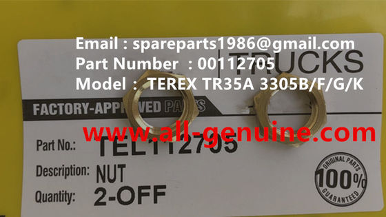 China 00112705 NUT TEREX NHL SANY TR35A 3303 3305 3307 TR50 TR60 TR100 NTE240 NTE260 MT3600 MT3700 MT4400AC supplier