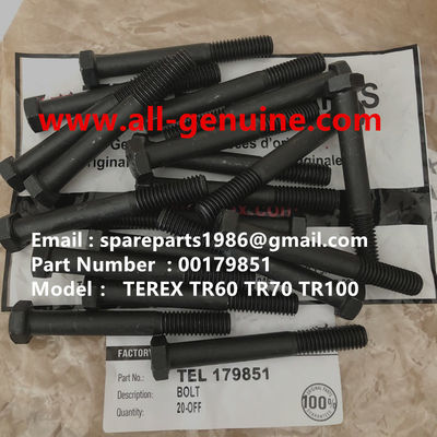 China 00179851 BOLT ALLISON TEREX NHL SANY TR35A 3303 3305 3307 TR50 TR60 TR100 NTE240 NTE260 MT3600 MT3700 MT4400AC supplier