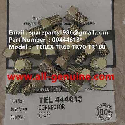 China 00444613 CONNECTOR TEREX NHL SANY TR35A 3303 3305 3307 TR50 TR60 TR100 NTE240 NTE260 MT3600 MT3700 MT4400AC supplier