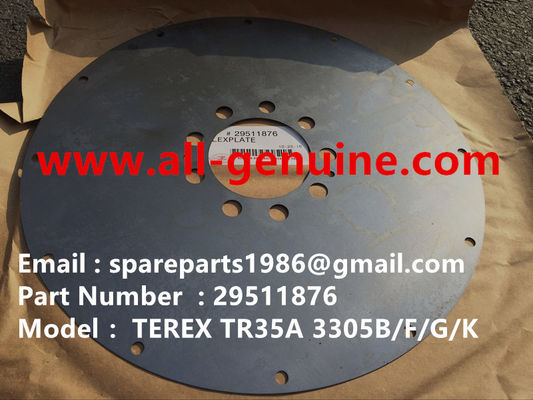 China ALLISON TRANSMISSION 29511876 PLATE TEREX NHL DUMP TRUCK TR35 TR50 TR60 TR100 3305B 3305F 3303 3307 TR45 TR70 MT4400 supplier