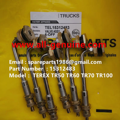 China TEREX 15312483 STEM VALVE MINING NHL DUMP TRUCK TR35 TR50 TR60 TR100 3305B 3305F 3303 3307 TR45 TR70 MT4400 CUMMINS supplier