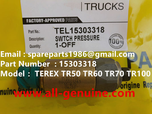 China TEREX 15303318 SWITCH PRESSURE DUMP TRUCK TR35 TR50 TR60 TR100 3305B 3305F 3303 3307 TR45 TR70 MT4400 CUMMINS ALLISON supplier