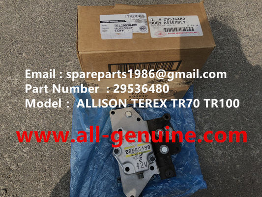 China ALLISON TEREX 29536480 VALVE LOCKUP DUMP TRUCK TR35 TR50 TR60 TR100 3305B 3305F 3303 3307 TR45 TR70 MT4400 CUMMINS supplier