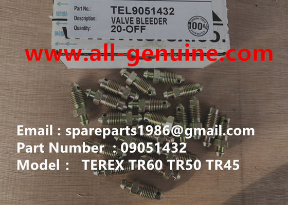 China TEREX 09051432 VALVE BLEEDER  NHL MINING DUMP TRUCK TR35 TR50 TR60 TR100 3305B 3305F 3303 3307 TR45 TR70 MT4400 supplier