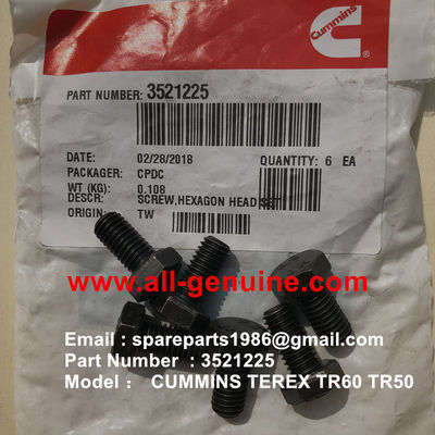China TEREX CUMMINS 3521225 SCREW  NHL DUMP TRUCK TR35 TR50 TR60 TR100 3305B 3305F 3303 3307 TR45 TR70 MT4400 ALLISON supplier