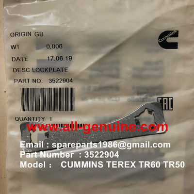 China TEREX CUMMINS 3522904 WASHER   NHL DUMP TRUCK TR35 TR50 TR60 TR100 3305B 3305F 3303 3307 TR45 TR70 MT4400 ALLISON supplier
