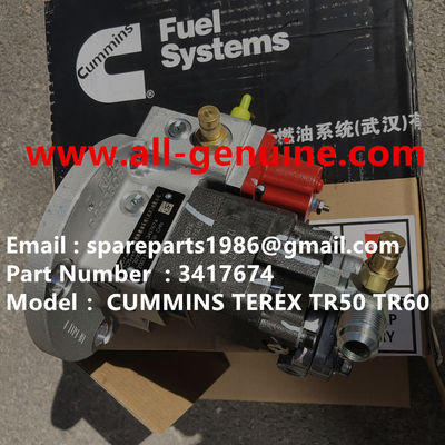 China CUMMINS TEREX 3417674 FUEL PUMP DUMP TRUCK TR35 TR50 TR60 TR100 3305B 3305F 3303 3307 TR45 TR70 MT4400 CUMMINS supplier