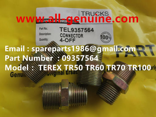 China TEREX 09357564 CONNECTOR OFF HIGHWAY NHL DUMP TRUCK TR35 TR50 TR60 TR100 3305B 3305F 3303 3307 TR45 TR70 MT4400 CUMMINS supplier