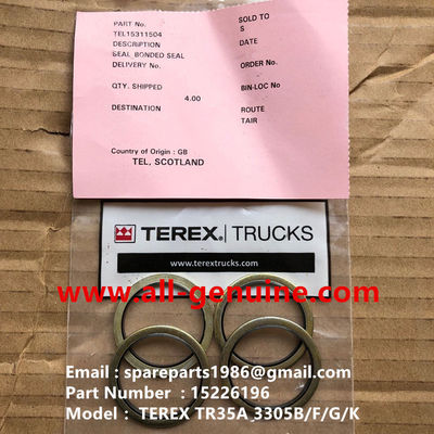 China TEREX 15226196 BONDED SEAL  MINING NHL DUMP TRUCK TR35 TR50 TR60 TR100 3305B 3305F 3303 3307 TR45 TR70 MT4400 CUMMINS supplier