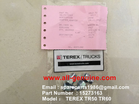 China TEREX 15273163 ADAPTOR NHL MINING DUMP TRUCK TR35 TR50 TR60 TR100 3305B 3305F 3303 3307 TR45 TR70 MT4400 supplier