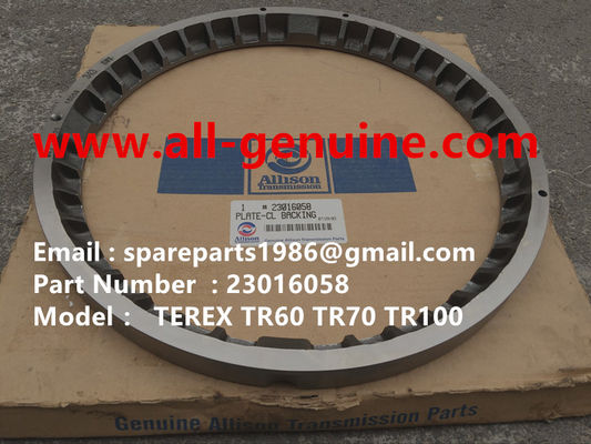 China ALLISON TRANSMISSION 23016058 PRESS PLATE TEREXDUMP TRUCK TR35 TR50 TR60 TR100 3305B 3305F 3303 3307 TR45 TR70 MT4400 supplier