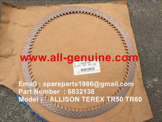 China ALLISON TRANSMISSION 6832138 FRICTION DISC TEREXDUMP TRUCK TR35 TR50 TR60 TR100 3305B 3305F 3303 3307 TR45 TR70 MT4400 supplier