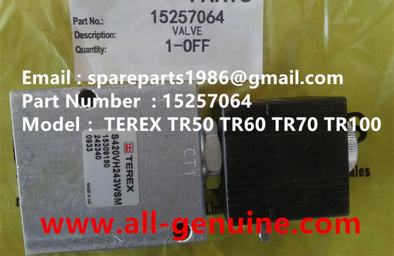 China 15257064 BRAKE VALVE OF TEREX NHL UNIT RIG CUMMINS ALLISON TR35A 3303 3305 3307 TR50 TR60 TR100 MT3300 MT3600 MT4400 supplier