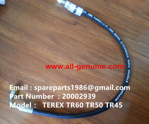 China 20002939 HOSE TEREX RIGID DUMP TRUCK NHL TR35A TR50 TR60 TR100 3303 3304 3305B 3307 CUMMINS ALLISON UNIT RIG MT4400 supplier