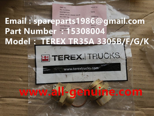 China TEREX 15308004 DRAIN VALVE  MINING NHL DUMP TRUCK TR35 TR50 TR60 TR100 3305B 3305F 3303 3307 TR45 TR70 MT4400 CUMMINS supplier