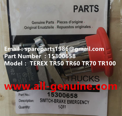 China 15300658 SWITCH EMERGENCY PARK TEREX NHL TR50 TR60 TR45 TR70 MINING DUMP TRUCK GENUINE supplier