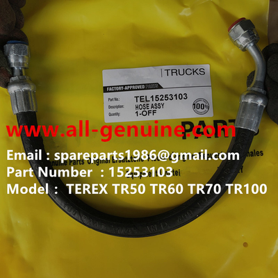 China TEREX 15253103 HOSE ASSY NHL MINING DUMP TRUCK TR35 TR50 TR60 TR100 3305B 3305F 3303 3307 TR45 TR70 MT4400 supplier