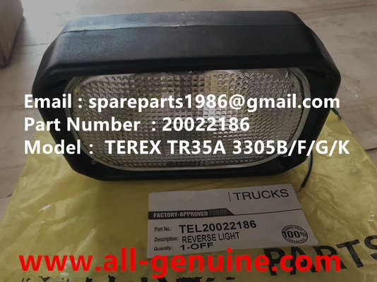 China TEREX 20022186 LAMP MINING QUARRY NHL RIGID DUMP TRUCK TR35 TR50 TR60 TR100 3303 3305B 3307 3311 supplier